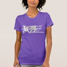 Camiseta Unchecked Spirits Get Stronger - Purple T-shirt