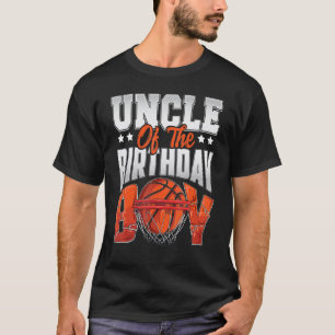 Camiseta Uncle basketball birthday Boy Family Baller b-day 