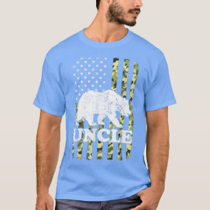 Camiseta Uncle Bear Camping Camouflage Estados Unidos