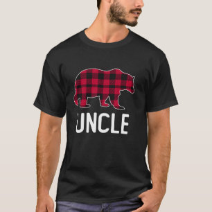 Camiseta Uncle Bear Red Buffalo Plaid Pajama