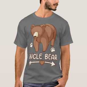 Camiseta uncle bear tshirt for mens, uncle bear cubs tee sh