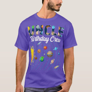 Camiseta Uncle Birthday Crew Espacio Ultraterrestre Solar S