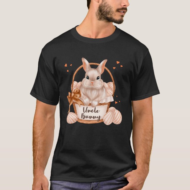 Camiseta Uncle Bunny Cute Pastel Matching Family Easter Rab (Anverso)