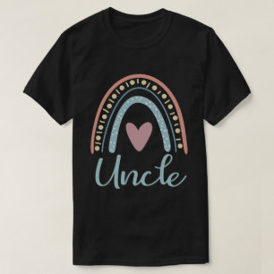 Camiseta Uncle Cute Family Matando El Arcoiris