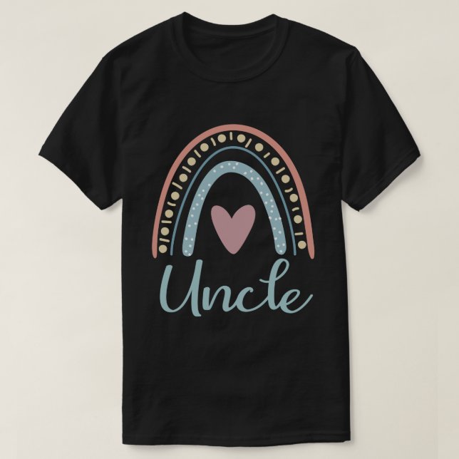 Camiseta Uncle Cute Family Matando El Arcoiris (Diseño del anverso)