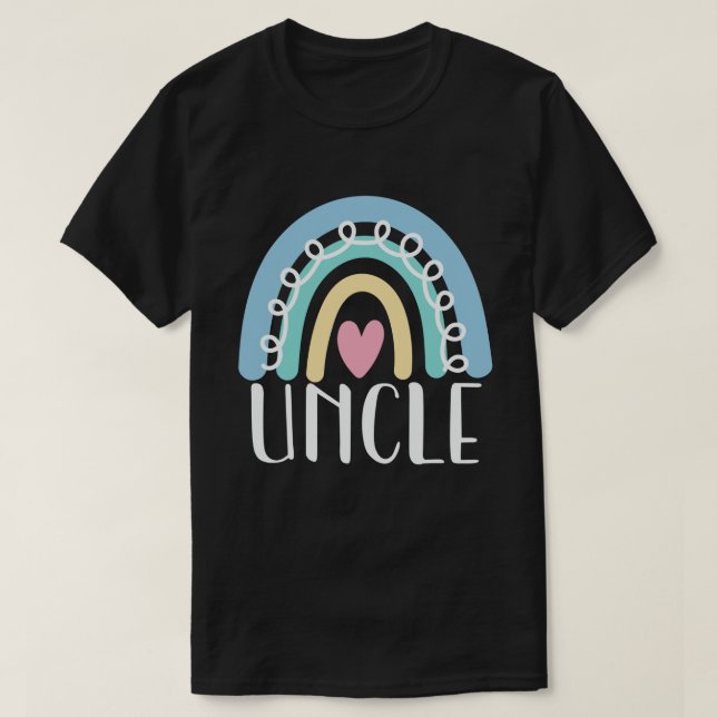 Camiseta Uncle Cute Family Matando El Arcoiris (Diseño del anverso)