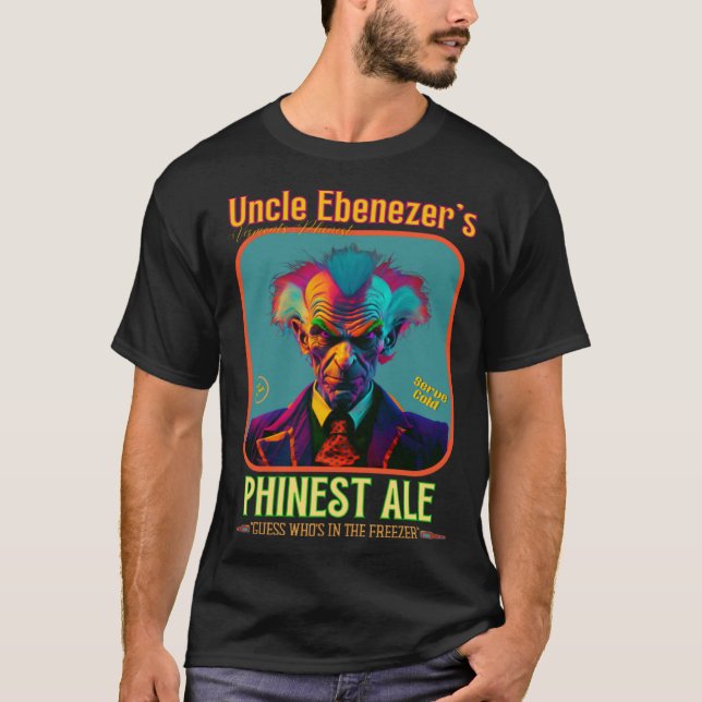 Camiseta Uncle Ebenezer's Vermont Phinest Guess Whos In The (Anverso)