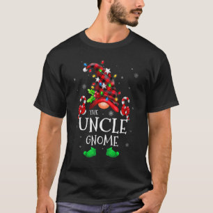 Camiseta Uncle Gnome Buffalo Plaid Mateo Family Christma