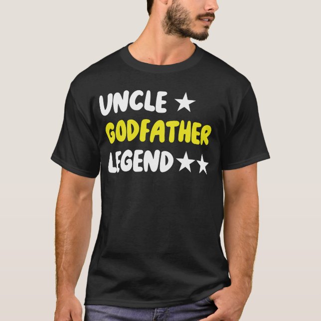 Camiseta Uncle Godfather Legend For A Favorite   T-Shirt (Anverso)