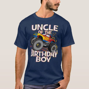Camiseta Uncle Of The Birthday Boy Monster Truck Boys Party