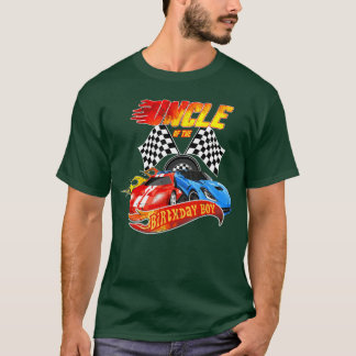 Camiseta Uncle Of The Birthday Boy Race Birthday Party Raci