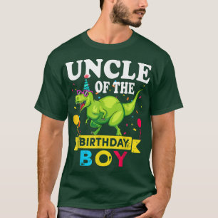 Camiseta Uncle of the Birthday Boy TRe RAWR Dinosaur Birthd