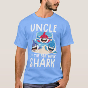 Camiseta Uncle of the birthday shark shirt birthday family 
