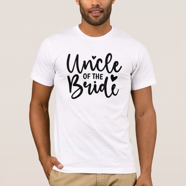 Camiseta Uncle of the Bride (Anverso)