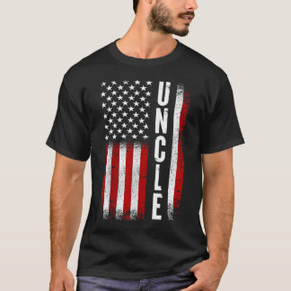 Camiseta Uncle Patriotic American USA Flag Best Uncle Ever