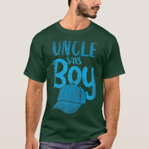 Camiseta Uncle Says Boy Gender Reveal Vintage 