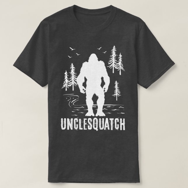 Camiseta Uncle Squatch Bigfoot (Diseño del anverso)