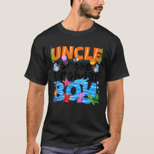 Camiseta Uncle Under Sea Birthday Party Boys Ocean Sea Anim