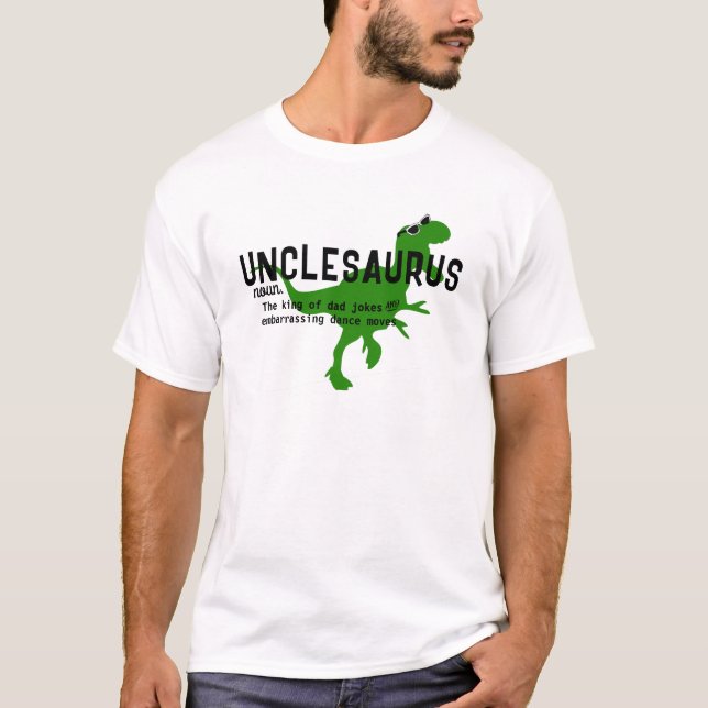 Camiseta UNCLESAURUS - La divertida definición del tío de l (Anverso)