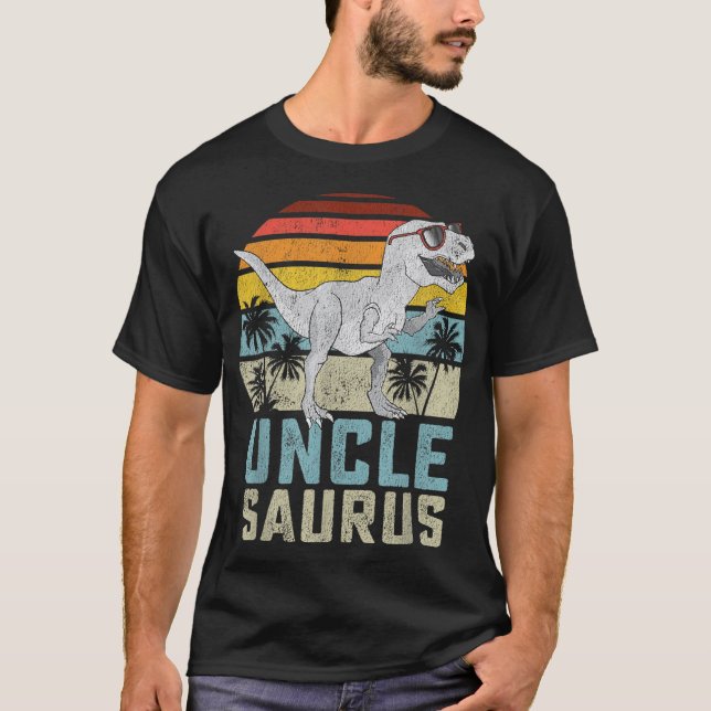 Camiseta Unclesaurus Re Dinosaur Uncle Saurus Family Matchi (Anverso)