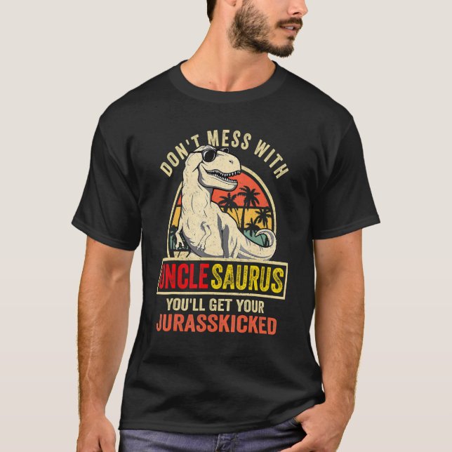 Camiseta Unclesaurus Rex Dinosaur Tío Saurus (Anverso)