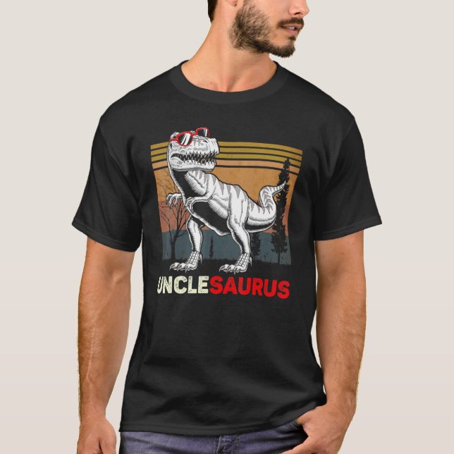 Camiseta Unclesaurus Rex Uncle Dinosaur Rex Uncle Saurus (Anverso)