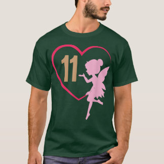 Camiseta Undécimo undécimo partido de cumpleaños Chica de h