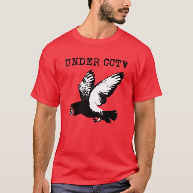 Camiseta Under Cctv Birds Spie friends (Anverso)