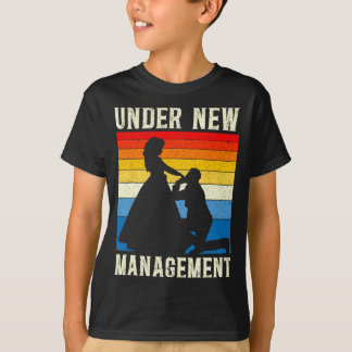 Camiseta Under New Management Groom Wedding Bachelor Party 
