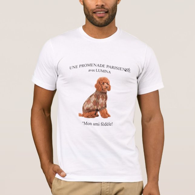 Camiseta Une Promenade Parisienne avec Lumina | T-Shirt Chi (Anverso)