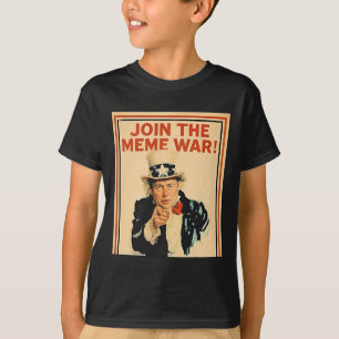 Camiseta Únete a la guerra de memes Trump