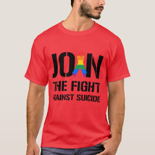 Camiseta Únete a la lucha contra el suicidio gay