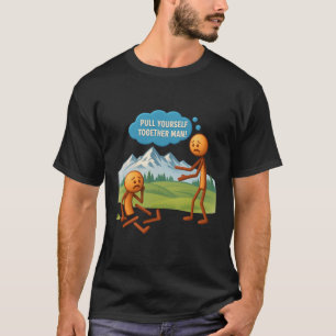 Camiseta Únete a ti mismo hombre gracioso humor sarcástico