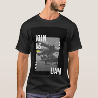 Camiseta Únete a UAM para Air Taxi AAM VTOL EVTOL