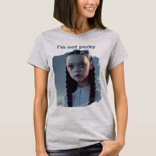 Camiseta Únete al lado oscuro con nuestro Wed "No soy perky