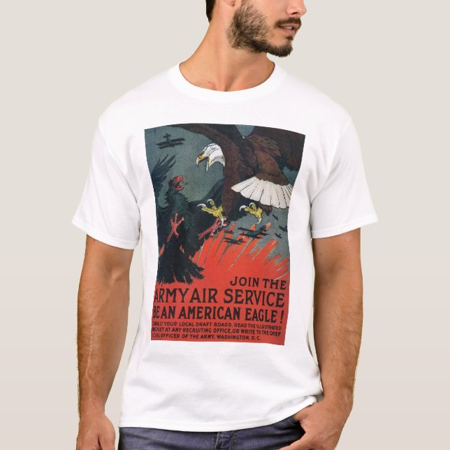 Camiseta Únete al Servicio Aéreo del Ejército (Anverso)