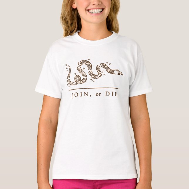Camiseta Únete o muere liberal (Anverso)