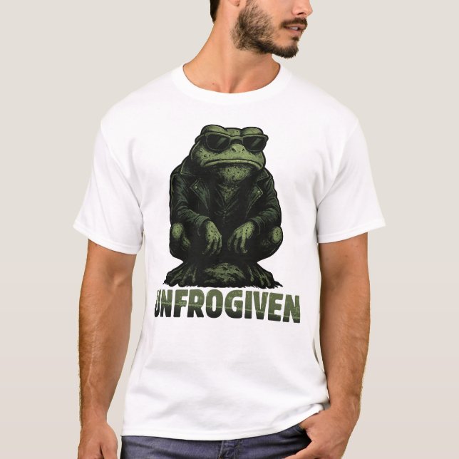 CAMISETA UNFROGIVEN | ESTILO EJÉRCITO OSCURO  (Anverso)