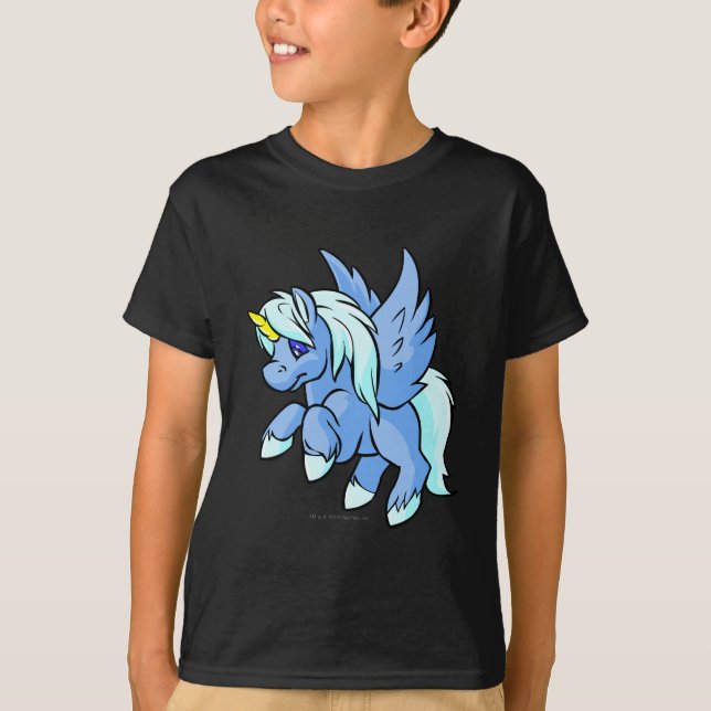 Camiseta Uni azul (Anverso)