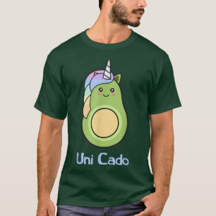 Camiseta Uni Cado, Cute Aguacado, Funny Unicorn, Guacamole 