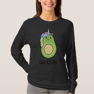 Camiseta Uni Cado Cute Aguacate Unicorn Guacamole Vegan 2