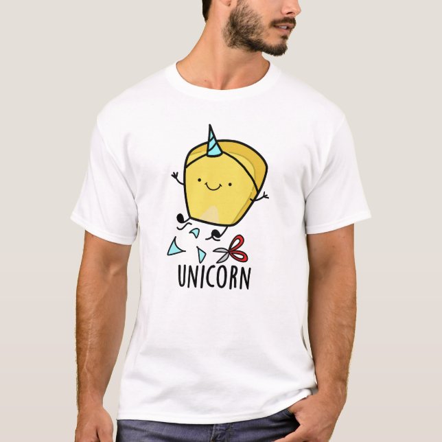 Camiseta Uni-corn Funny Corn Pun (Anverso)