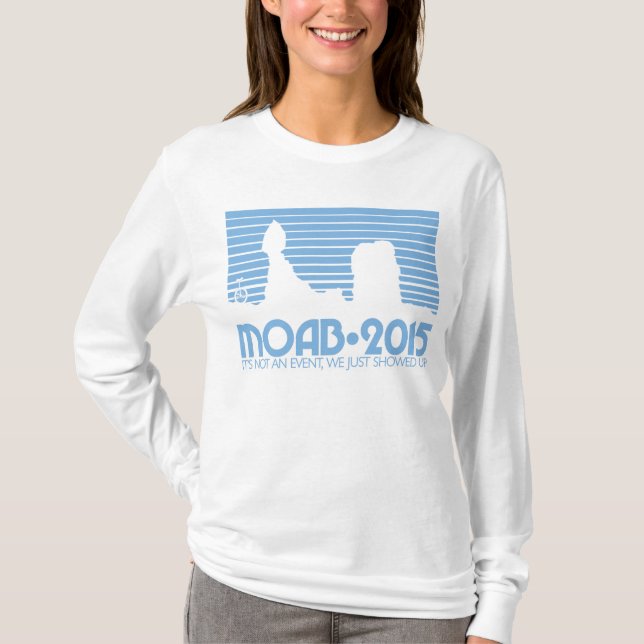 Camiseta UNI v2 AZUL de MOAB (Anverso)