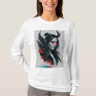 Camiseta única básica de manga larga