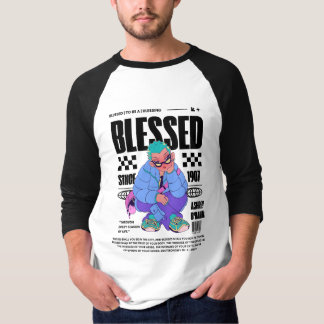 Camiseta única bendecida