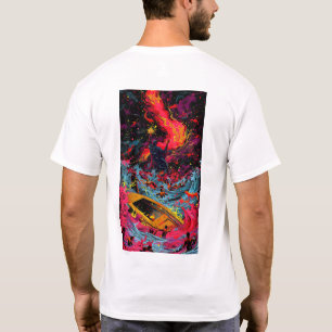 Camiseta única de diseño de bote salvavidas - Aven