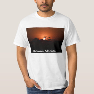 Camiseta única de la salida del sol de Serengetti…