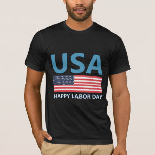 Camiseta única del Día del Trabajo de Estados Unid