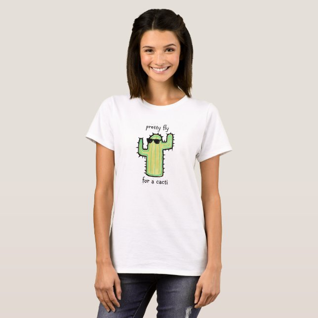 Camiseta única del friki de los cactus del cactus (Anverso completo)