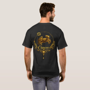 Camiseta Única Signo Zodiacal, signo estelar Cánce